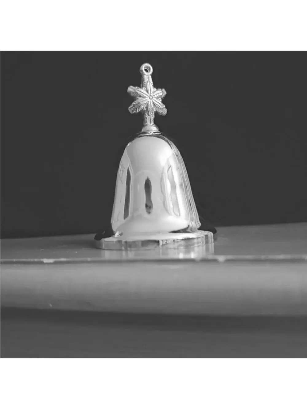 Vintage Reed & Barton Silver Plate Christmas Snowflake Bell from the year 2006